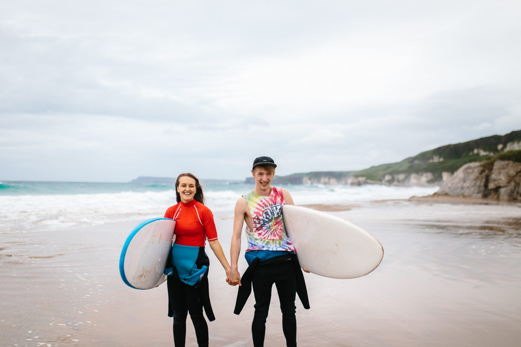 1-1-1700x1133 Andy and Anna Surf engagement // Portrush